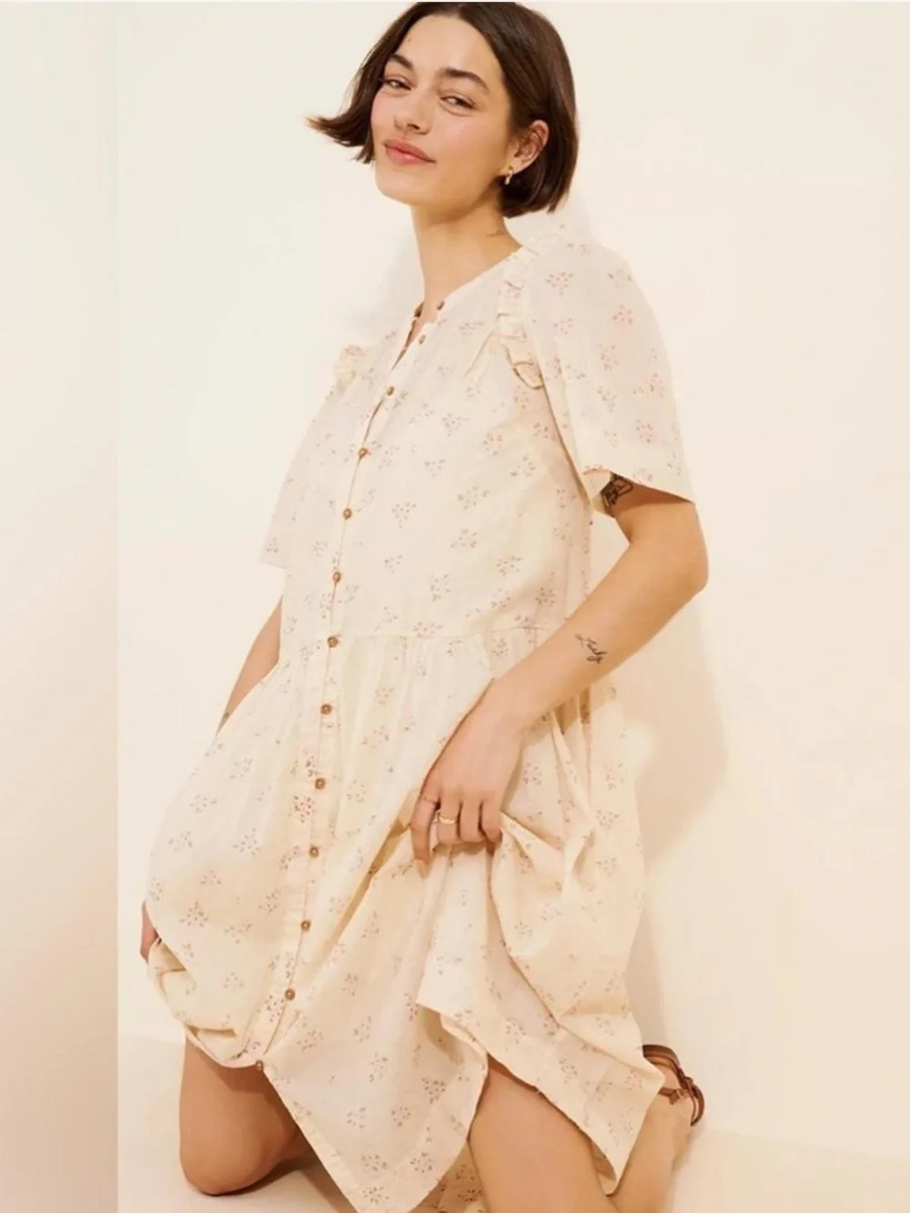 Free People Bella Mae Midi Dress NWOT - Picture 3 of 7